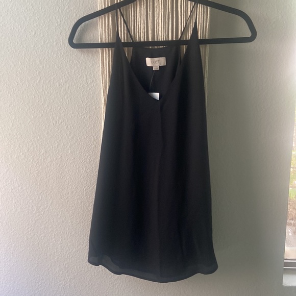 Ann Taylor Tops - 🆕 Ann Taylor Cami Blouse in Black • Brand New, Tags attached